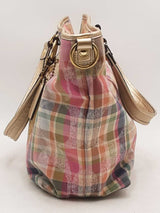 Coach Poppy Plaid Handbag Aa0725izsa