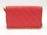Tory Burch Fleming Flat Red Wallet Crossbody Sd0326irde
