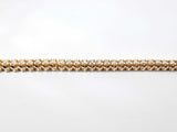 1.14 Cttw Diamond & 14k Yellow Gold Hexagon Link Tennis Bracelet 12.7 Grams 7 Inch Fw0726exzdu
