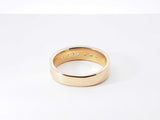 0.50 Cttw Diamond & 10k Yellow Gold Wedding Band 5.1 Grams Size 8.25 Fw0426pozdu