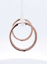 Le Vian 0.72 Cttw Diamond Hoop Earrings In 14k Rose Gold 7.9 Grams Fw0525prxdu