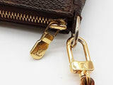 Louis Vuitton Pochette Brown Monogram Coated Canvas Clutch Do0425irrde