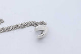 Tiffany & Co. Sterling Silver Infinity Pendant Necklace 7.6g 15.5 In Eb0926lxzde