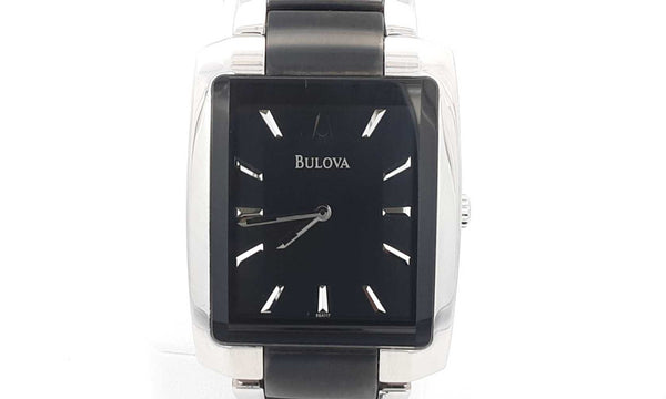 Bulova Dress Two-tone Stainless Steel Rectangle Watch 35mm Eb0523lzxdu