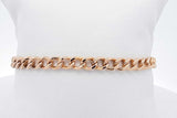10k Yellow Gold Cuban Link Bracelet 7.7 Grams 7 Inch Eb0826oixsa