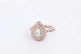 Approx. 1.15ctw Diamond Ring In 14k Rose Gold 6.3 Grams Size 6.75 Eb0125crxsa