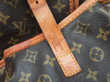 Louis Vuitton Brown Monogram Coated Canvas Leather Hanging Garmet Bag Do626oxzde