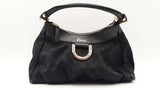 Gucci Gg Canvas Abbey D-ring Black Hobo Bag Sd1026loxdu