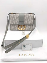 Christian Dior Oblique Jacquard 30 Montaigne Flap Shoulder Bag Eb1026lorxsa