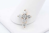1.25cttw Diamond Cross Pendant In 14k Yellow Gold Grams Eb0826irxde