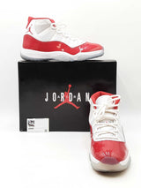 Nike Air Jordan 11 Retro "Cherry" Red & White Sneakers Size 14 Fw0325lxzdu