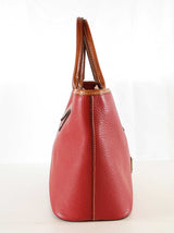 Dooney & Bourke Brielle Tote Bag In Red Pebbled Leather Fw1025wxde