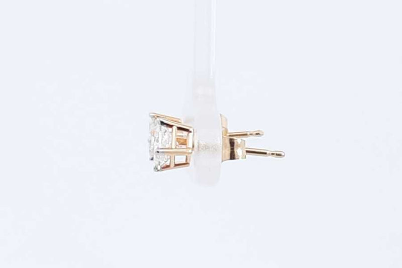 Approx. 0.8ctw Diamond Stud Earrings In 14k Yellow Gold 0.7 Grams Eb0824wxzsa