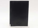 Dolce & Gabbana Calfskin Passport Holder With Logo Tag Black Wallet Aa1225rzsa