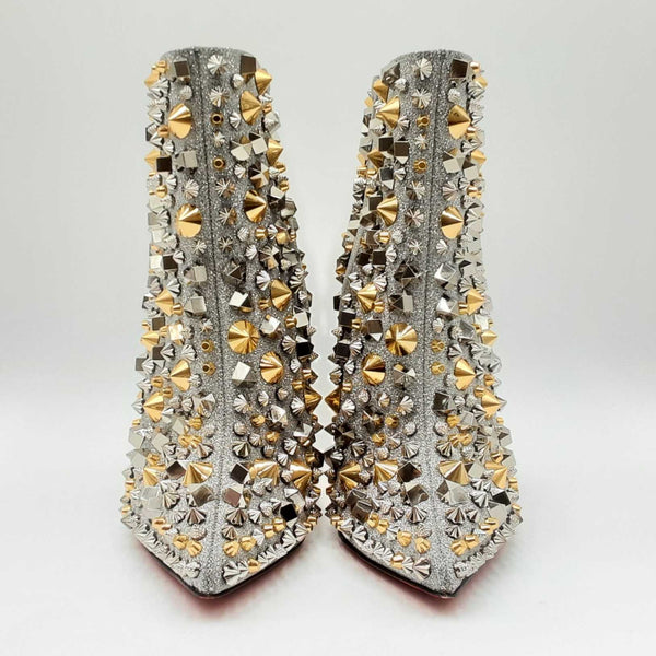 Christian Louboutin Full Kate 100 Calf Glitter Specchio Size 40 Sd0525orzsa