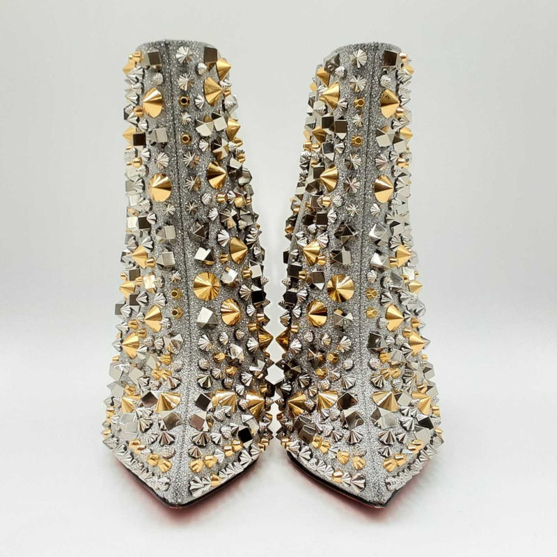Christian Louboutin Full Kate 100 Calf Glitter Specchio Size 40 Sd0525orzsa