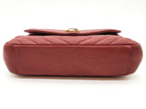 Ysl Yves Saint Laurent Sheepskin Matelasse Monogram Red Crossbody Sd0825ezxde