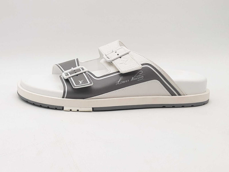 Louis Vuitton 2021 Lv Trainer Mule Slides White Size 11 Aa0825ozxsa