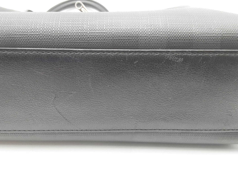Burberry Black Grained Leather Ainsworth Briefcase Sd0425ozxsa