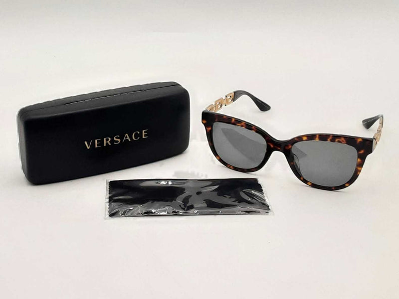 Versace Mod 4394-f Black Cateye Sunglasses Aa1125izsa