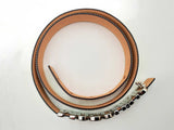 Moschino Iridescent Belt And Silver-tone Logo Buckle Fw0125lxzsa