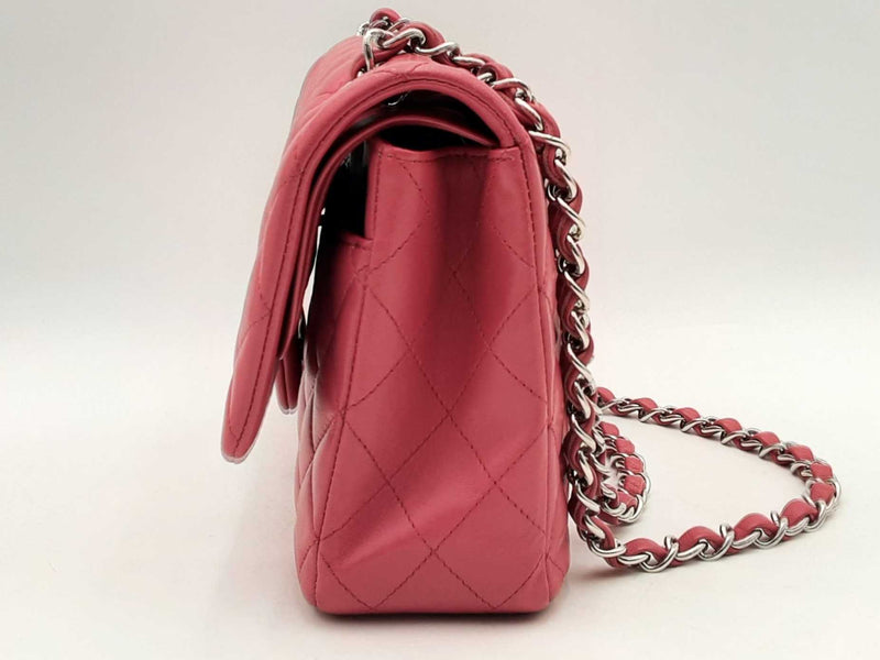 Chanel Medium Double Flap Pink Lambskin Handbag Aa0525wezxsa
