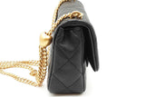 Chanel Black Quilted Caviar Leather Mini Sweetheart Flap Bag Eb0526wxxzde