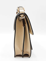Valentino Garavani Cabana Shoulder Bag In Ivory Leather Fw0626wrxdu