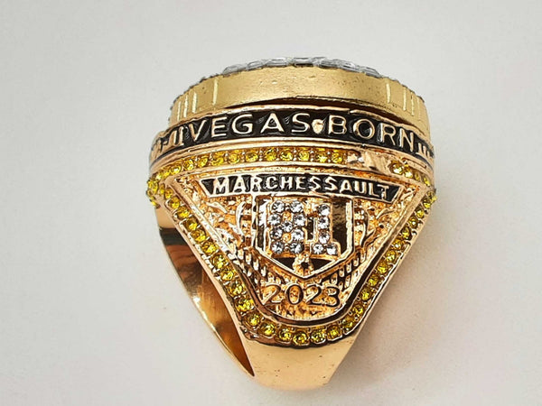 Las Vegas Golden Knights Vgk Memorabilia Copper Ring Size 10.25 Do0424llde