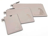 Cartier Panther Motif Tri Pouch Wallet In Gray Leather Fw1225lczdu