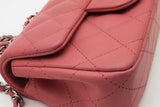 Chanel Quilted Pink Leather Mini Flap Bag Eb0926orcrde