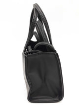 Telfar Mini Black Leather Shoulder Tote Do1026wxde