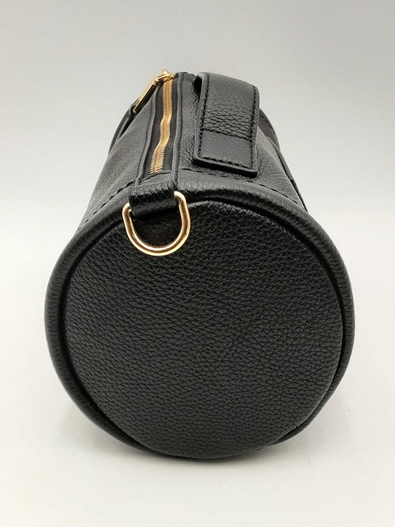 Marc Jacobs The Duffle Black Leather Shoulder Bag Fw1224crsa