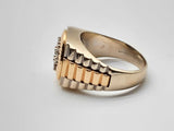 Approx. 1.12ctw Dia 14k Two-tone Gold 14.1g Ring Size 10 Do0724exzde