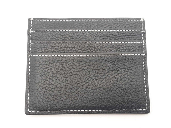 Dior Black Grained Calfskin Saddle Card Holder Sd0925lozsa