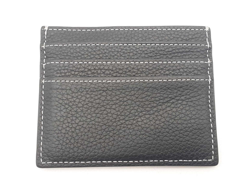 Dior Black Grained Calfskin Saddle Card Holder Sd0925lozsa