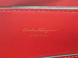 Salvatore Ferragamo Margot Red Leather Satchel Eb0424wxzde