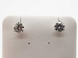2.06 Cttw Lab Grown Diamonds 14k White Gold 1.14g Stud Earrings Do0826poxde