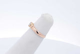 18k Yellow Gold Bezel Set Diamond Ring 2.2 Grams Size 2.75 Eb0626orxde