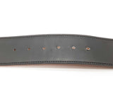 Hermes 42mm Gold Brown Noir Black Leather Belt Do0126pxzde