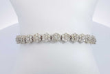 10k White Gold 7.28ctw Diamond Tennis Bracelet 7 Inch 15.3 Grams Eb0524lorxdu