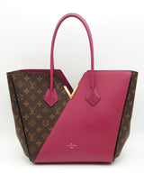 Louis Vuitton Monogram Canvas Magenta Leather Kimono Tote Bag Eb0526lcrrsa