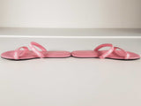 Balenciaga Round Leather Logo Strap Sweet Pink Sandals Size 11 Sd0826lrzde