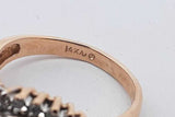 0.56cttw Diamond Ring In 14k Yellow Gold 6 Grams Size 6.75 Eb0726wrxsa