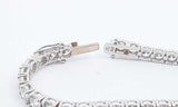 18k White Gold Lab Grown Diamond Tennis Bracelet 7 Inch Ebworsdu 144030003283