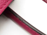 Louis Vuitton Monogram Canvas Magenta Leather Kimono Tote Bag Eb0526lcrrsa
