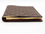 Louis Vuitton Monogram Agenda Gm Brown Aa0726wzxsa