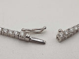 3.12 Cttw Lab Grown Diamonds 14k Wg 5.3g Tennis Bracelet 6.75 In Do0326llxzde