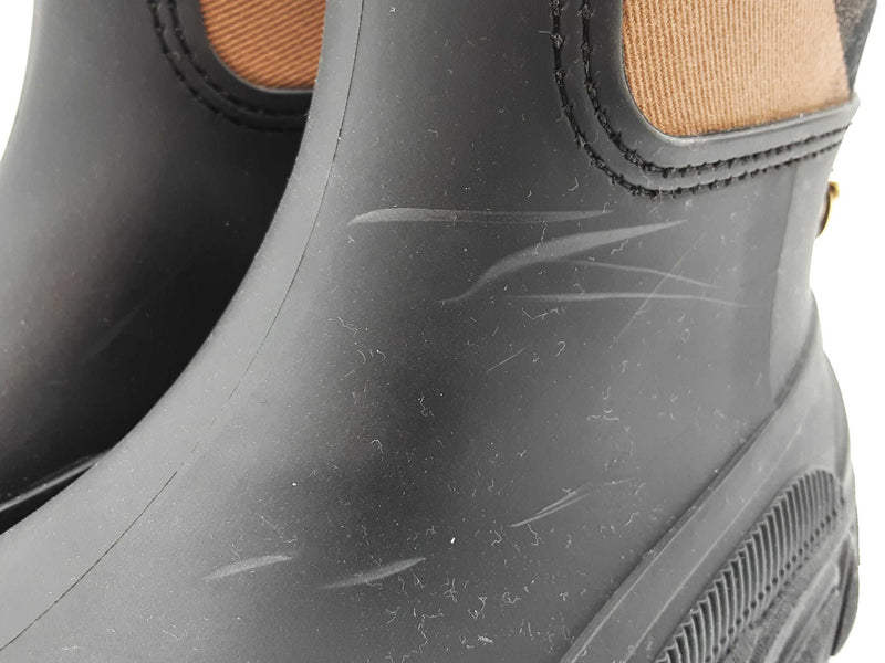 Burberry Ryan House Check Black Rubber Rain Boots Size Eu 40 Do0225lrxde