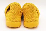 Bottega Veneta Plat Dandelion Yellow Woven Fabric Sneakers Size 44 Eb0925lorde